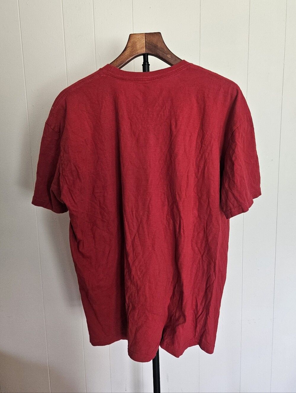 Red "American Summer" Graphic Tee with American Flag Print - Picture 4 of 5